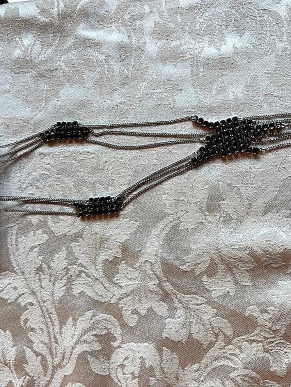 Banana Republic Layered Chain Statement Necklace in Silver